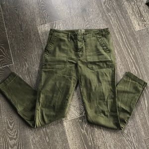 JCrew Army Green Cargo pant